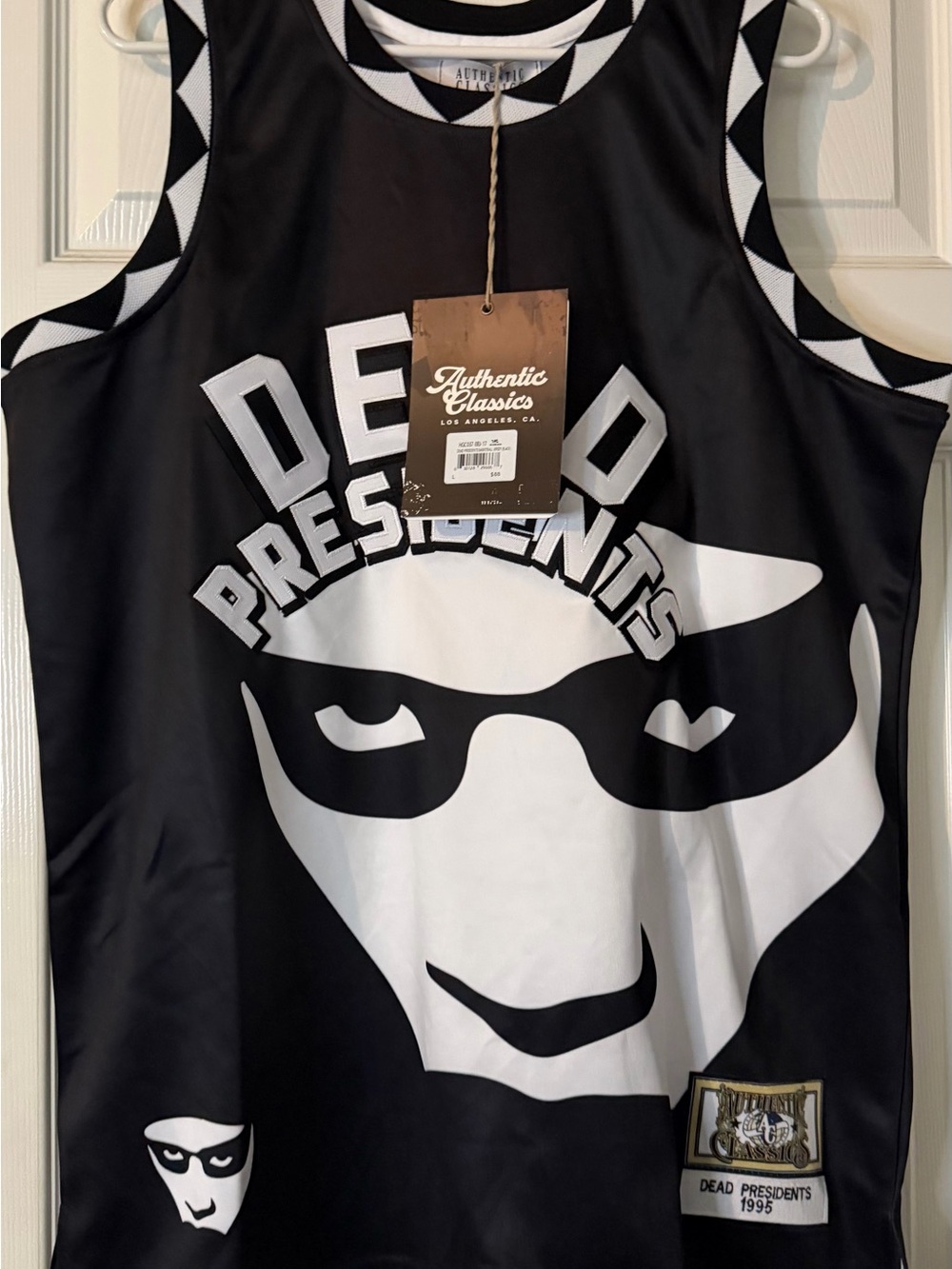 Dead Presidents Black & White Graphic Jersey